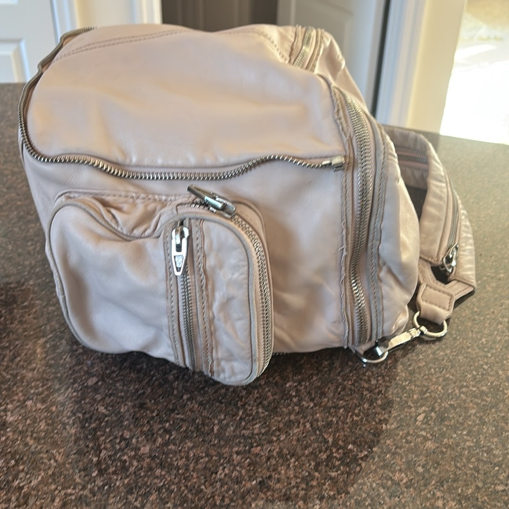 ALEXANDER WANG JANE PINK SILVER LEATHER BAG - Picture 16 of 16